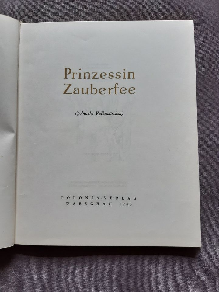 Märchen - Polnische Volksmärchen Prinzessin Zauberfee - 1963 in Schmoelln