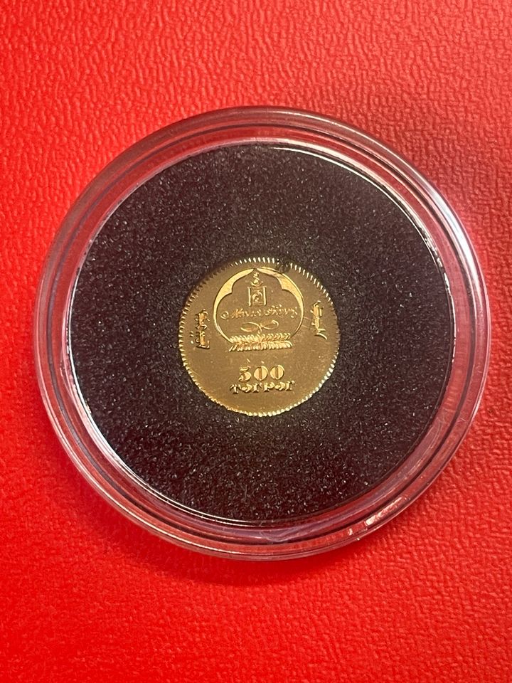 Leonardo Da Vinci Vitruvianischer Mensch0,5g 1/2g .999 Goldmünze in Berlin