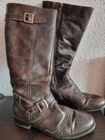Stiefel Leder Optik mittelalter  40 Staßfurt - Atzendorf Vorschau