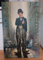 Charlie Chaplin Gemälde Bild Massivholz Sammlerstück Berlin - Lichterfelde Vorschau