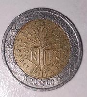 2 Euro Münze 2000 Frankreich Liberty Egalite Fraternite Bayern - Königsbrunn Vorschau