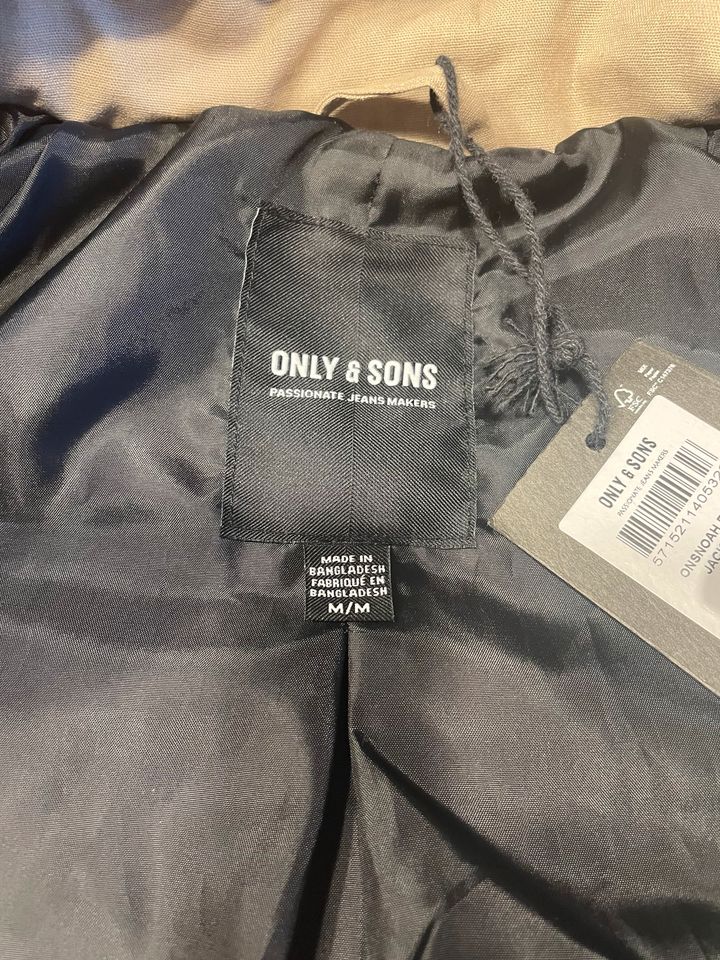 Fleecejacke Größe M von Only & Sons Neu in Zell am Harmersbach