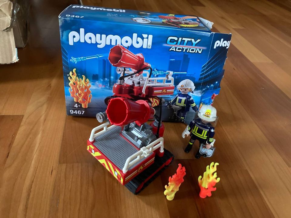 Playmobil 9466 City Action Feuerwehr Unimog Truck Licht + Sound in Römhild