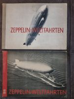 Zeppelin Weltfahrten Buch 1+2 Zigarettenbilder s/w 1932 komplett Nordrhein-Westfalen - Recklinghausen Vorschau