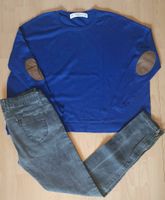 SET☆Zara Pulli Oversize blau M/L & Blogger Jeans grau 40 München - Schwabing-West Vorschau