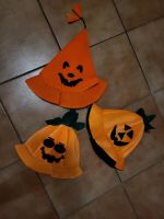 3x Kopfbedeckung Hut Mütze Kürbis Halloween orange Niedersachsen - Ebstorf Vorschau