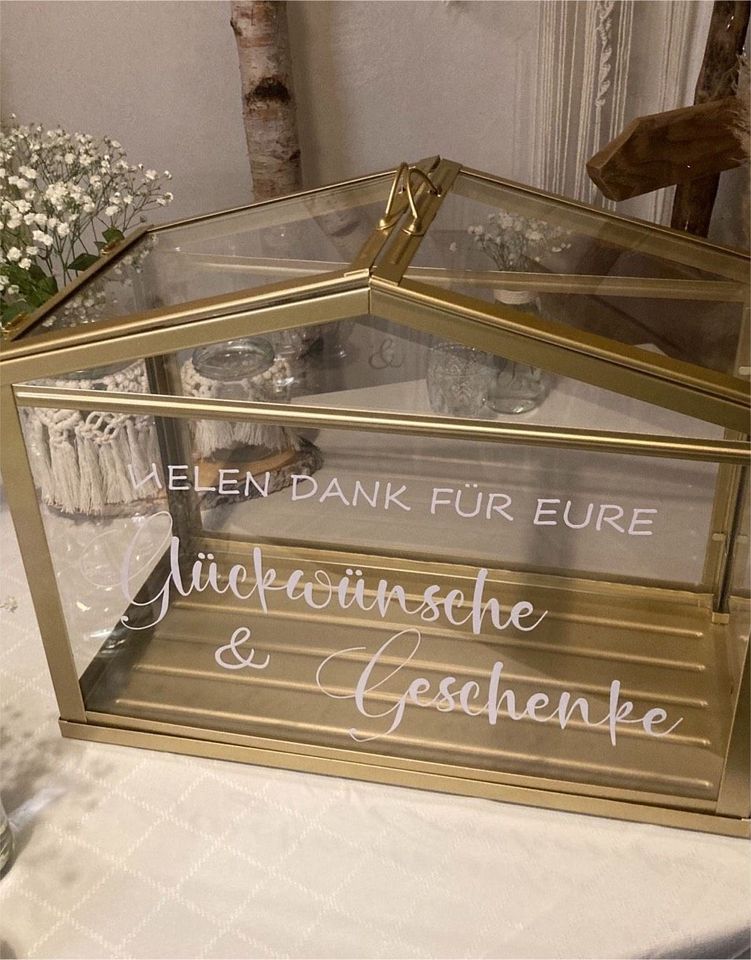 Hochzeitspost I Karten I Gewächshaus, Briefkasten, Laterne I Deko in Oldenburg