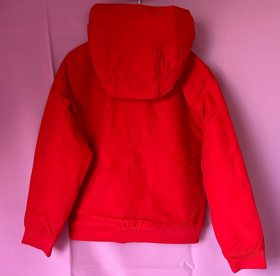 Jungen Jacke rot weiß Jacadi Paris Größe 140 in Burscheid