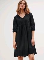Tchibo Webkleid Sommer/Herbst mit Lochstickerei Schwarz Gr. 44 Nordrhein-Westfalen - Wermelskirchen Vorschau