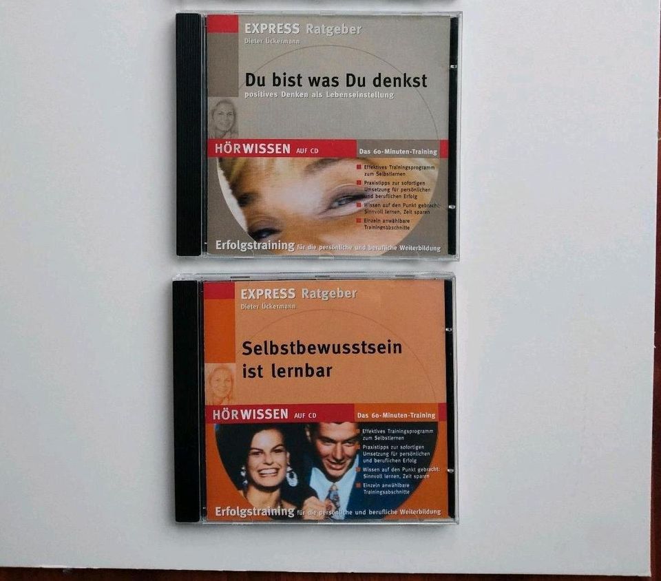 2 Audiobooks Selbsthilfe, Ratgeber, Selbstbewusstsein, Erfolg in Karlsfeld