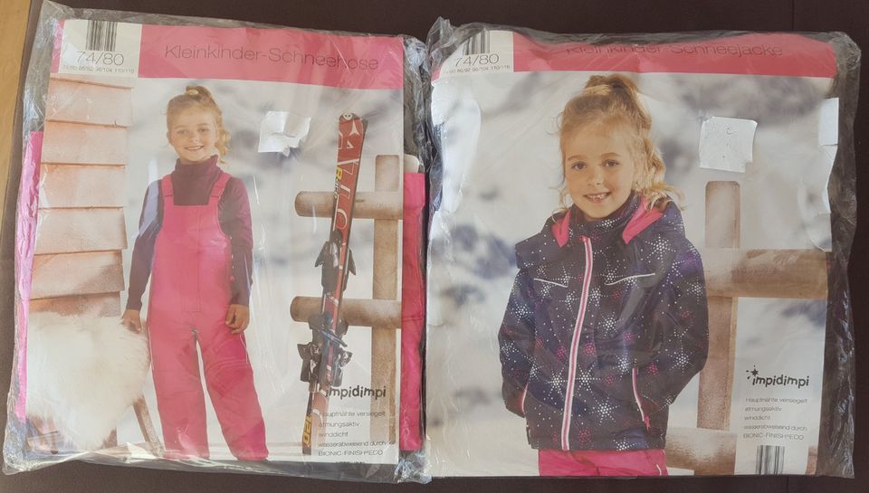 Kleinkinder Schneehose & -jacke, NEU, 74/80 in Euskirchen