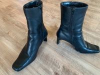 Schicke Leder Stiefel Stiefelette, schwarz, Größe 39 Schleswig-Holstein - Ahrenshöft Vorschau