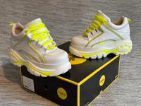 Buffalo London Plateau Sneaker, weiß / neon gelb - Gr. 39 mit Box Nordrhein-Westfalen - Witten Vorschau