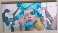 Lady Gaga Bild Telephone, Leinwand, neu +2 CDs gratis Bayern - Zwiesel Vorschau