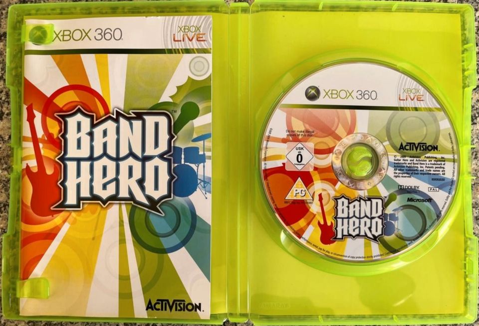 Band Hero (Microsoft Xbox 360, 2009) komplett + super Zustand! in Niederroßbach