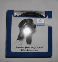 Ledergürtel Lederjeansgürtel Jeans schwarz 50/52 NEU 34-36 Leder Brandenburg - Jüterbog Vorschau