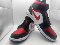 Air Jordan 1 Mid "Bred Toe" Black Fire Red White 42 554724-079 Kiel - Hassee-Vieburg Vorschau