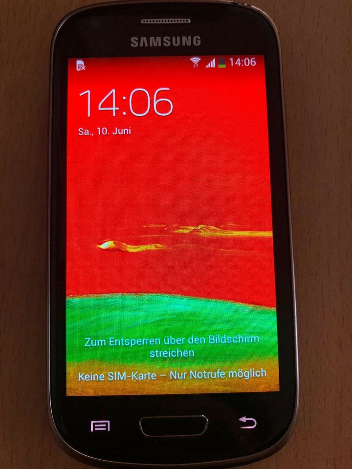 Samsung Galaxy S3 S III Mini Braun Amber GT-18200N 8 GB in Mettenheim