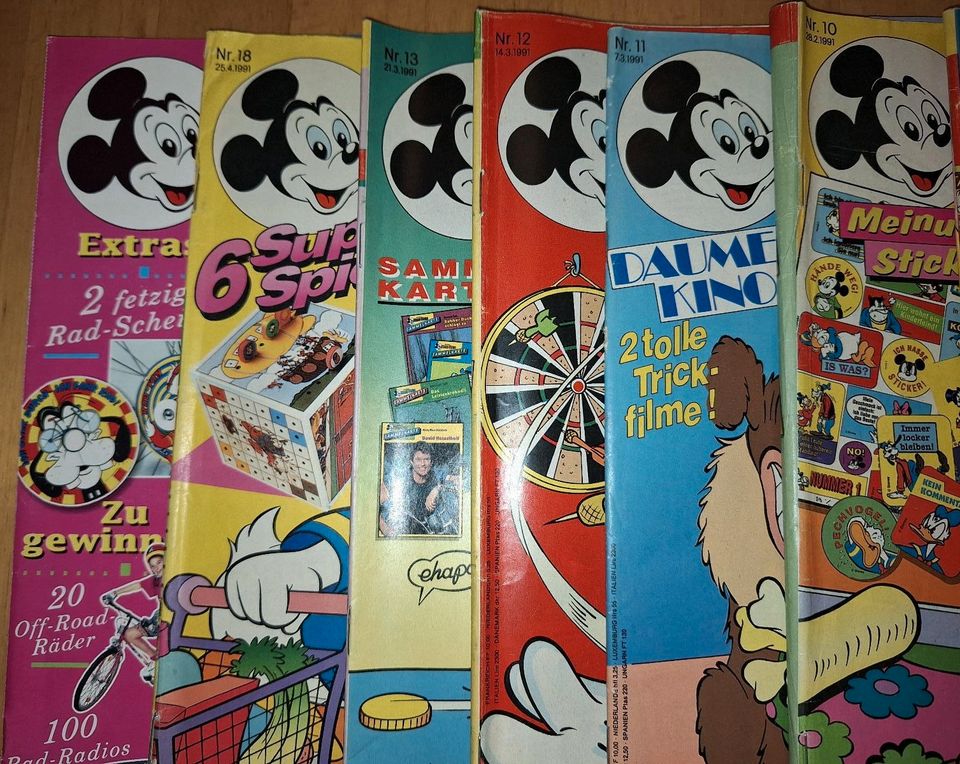 Micky Maus Comics,  Jahr 1991 in Berlin