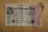2 Millionen Reichsmark Mark 9. August 1923 Deutsche Mark Bayern - Saulgrub Vorschau