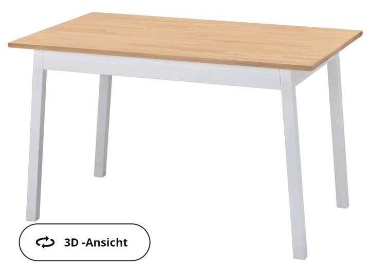 Küchentisch IKEA Pinntorp weiß lasiert 125 x 75 in Dortmund