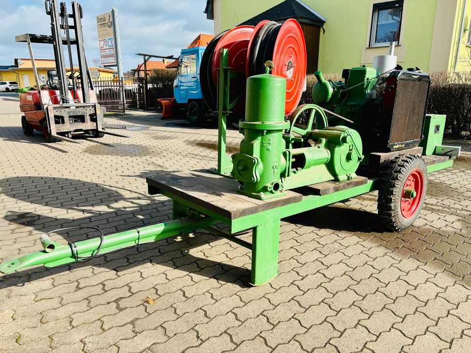 Pumpe Pumpenwagen Traktor Anhänger Bewässerung Deutz in Halberstadt