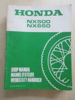 Honda NX 500 650 Nachtrag zum Werkstatthandbuch Shop Manual 1991 Nordrhein-Westfalen - Gelsenkirchen Vorschau