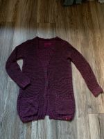 Esprit edc Cardigan Strickjacke dunkellila lang S mit Wolle Nordrhein-Westfalen - Leopoldshöhe Vorschau