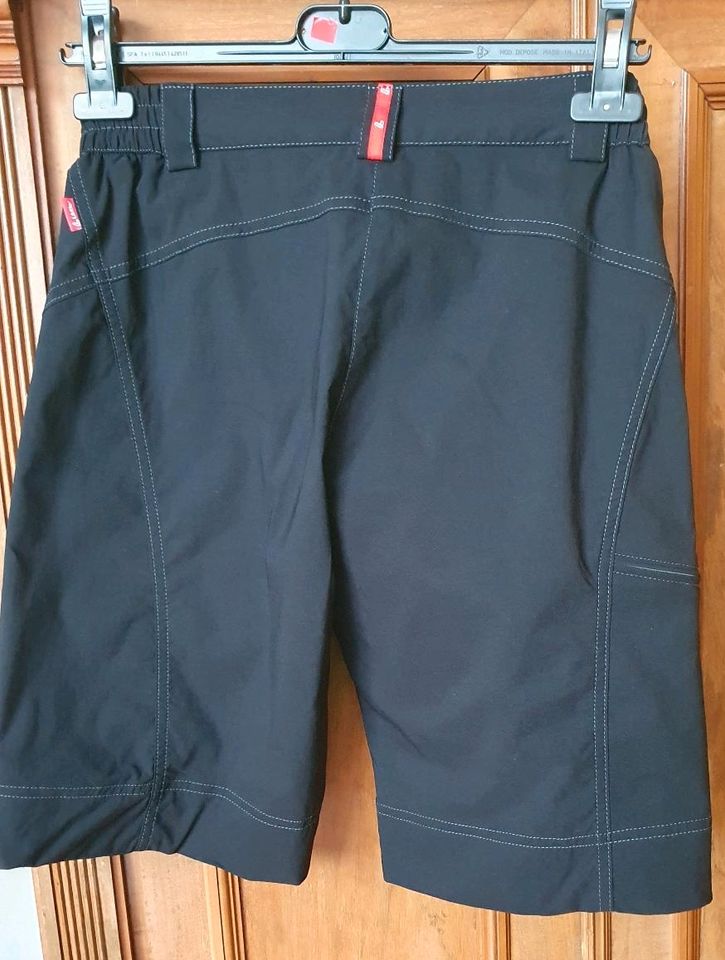 Löffler Damen Radler Hose schwarz mit gepolstertem Slip S 38 36 in Rüsselsheim