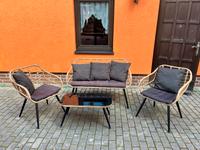 Gartenmöbel Garnitur Lounge Geflecht 4-teilig Leipzig - Plaußig-Portitz Vorschau