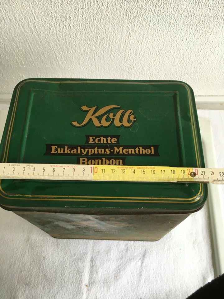 Alte Blechdose Kolb Bonbonfabrik Karlsruhe, Vintage, Sammlerstück in Iffezheim