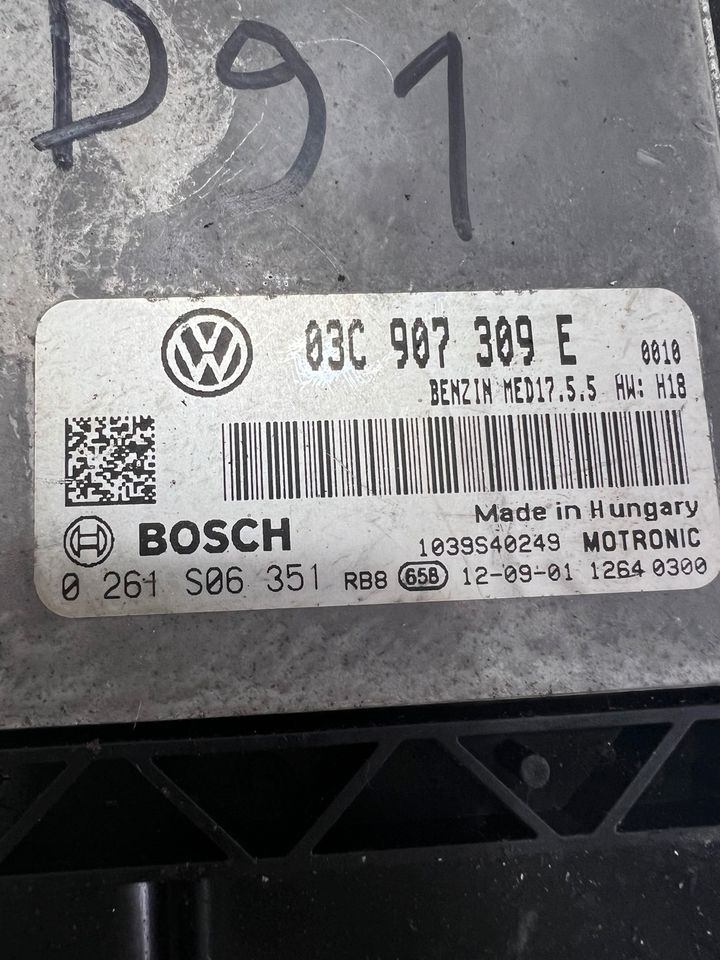 VW Passat B7 Motorsteuergerät Steuergerät 03C907309E in Bochum