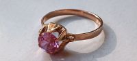 Vintage russischer 583 Gold 14k Pink Turmalin Ring (585) 61 Niedersachsen - Reinstorf Vorschau