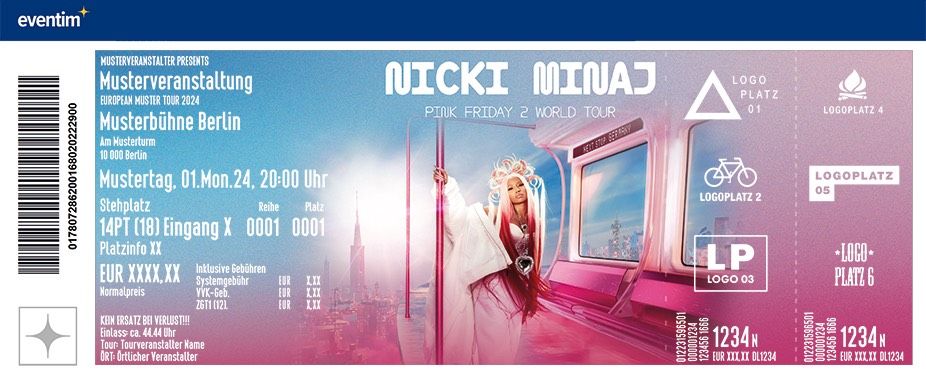 Nicki Minaj Ticket Berlin in Berlin