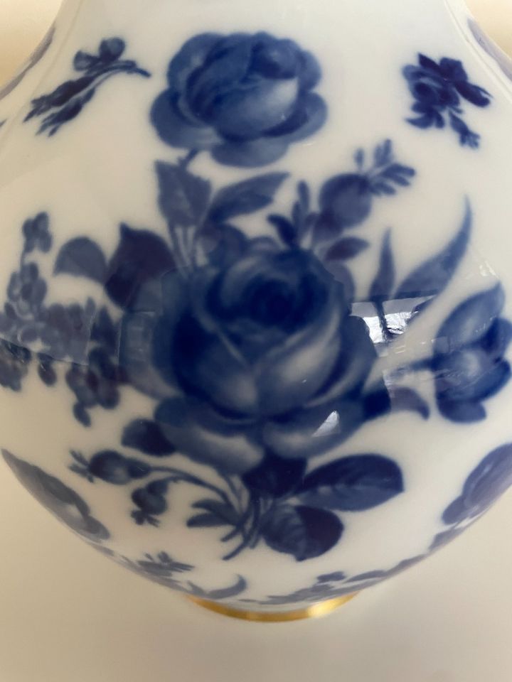 Bavaria Schumann Arzberg Porzellan Vase Echt Cobalt in Düsseldorf