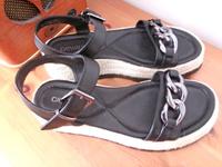 CATWALK Sandalen NEU  schwarz Gr.38 Hessen - Ober-Ramstadt Vorschau