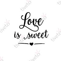 Stempel LOVE IS SWEET Candybar Hochzeit Hochzeitsstempel Hessen - Wiesbaden Vorschau