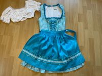 Dirndl Landhaus C&A Gr. 36 türkis mit Bluse Baden-Württemberg - Neckargemünd Vorschau