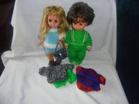 2 süße DDR Puppen, blond u. dunkelbraun,30 cm Sachsen - Beilrode Vorschau