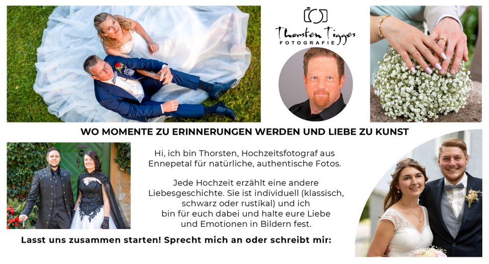 Hochzeitsfotograf - Fotograf in Ennepetal