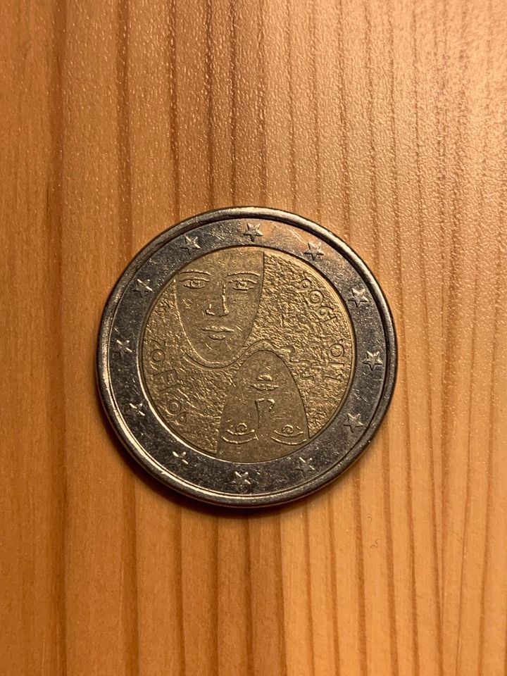 2 Euro Münze Finnland 100 Jahre gleichberechtigtes Wahlrecht 2006 in Ergolding