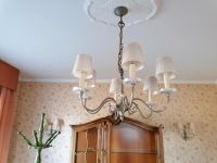 RARE Shabby Zinn Kronleuchter & 2 Wandleuchter, Lampe Bayern - Frensdorf Vorschau