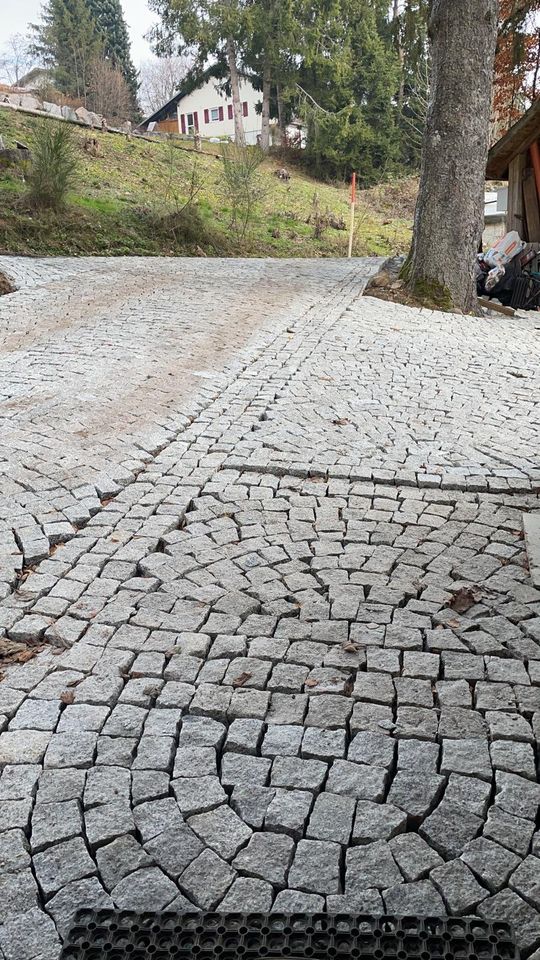 Granit Mauer, Pflaster, BLOCKSTUFEN, PLATTEN 24 Tonnen in Pomßen