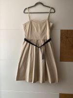 Original H&M Kleid mit Gürtel Beige Gr.42 Gr.XL neu Brandenburg - Bernau Vorschau