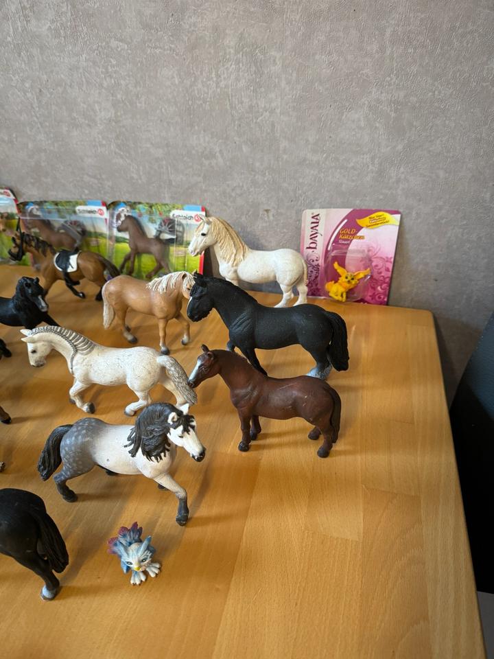 Schleich Pferde Katzen Eisbär Panda Hase Orca Urzeittier Ostern in Klein Offenseth-Sparrieshoop