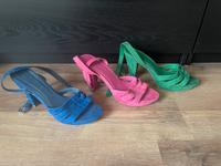 3 paar Riemchen Plateau High Heel Sandalen Ge 41 Bremen - Oberneuland Vorschau
