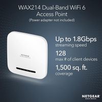 NETGEAR WAX214 WLAN Access Point PoE WiFi 6 (Dualband 1800 MBit/s Sachsen-Anhalt - Thale-Friedrichsbrunn Vorschau