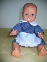 schöne große Puppe, blaue Schlaf-Augen, Größe 30 cm, wie neu Köln - Porz Vorschau