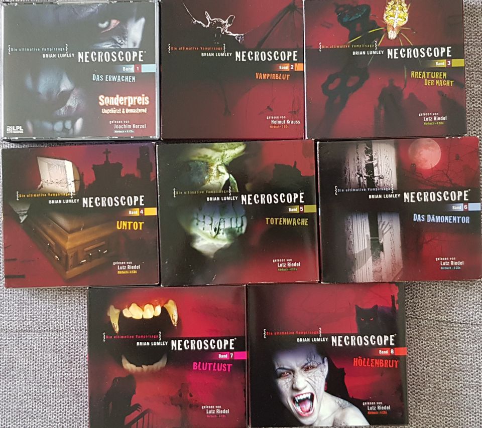 Hörbücher "Necroscope" von Brian Lumley (Teile 1 - 8, deutsch) in Köln