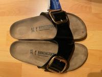 Birkenstock 41 Schwarz Lack Big Buckle Feldmoching-Hasenbergl - Feldmoching Vorschau